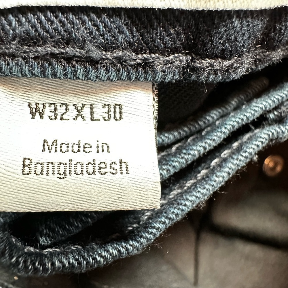 Calvin Klein Men's Navy Straight Jeans - Picture 6 of 10